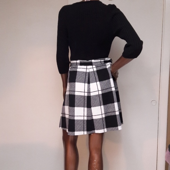 Worthington Summer Plaid A-line Skirt - Picture 3 of 4